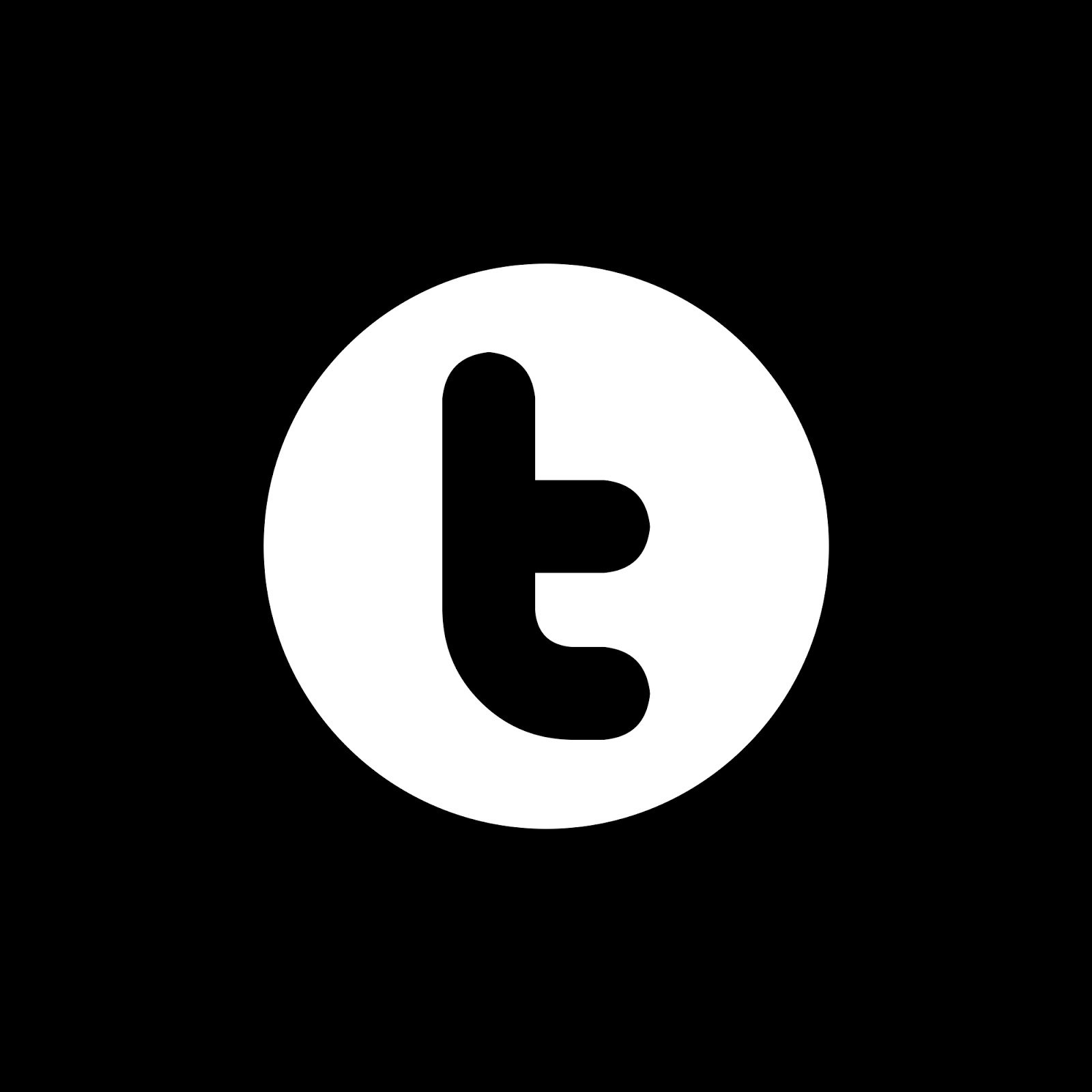 Facebook Twitter Instagram Icons Black Background