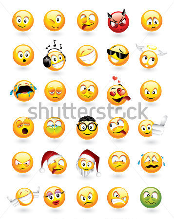 Facial Expressions Emoticons