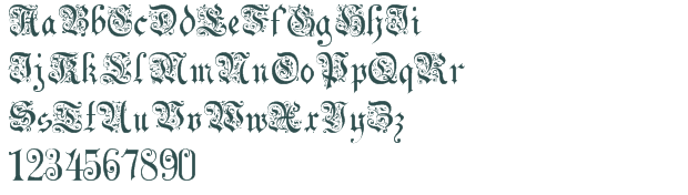 Fancy Gothic Font