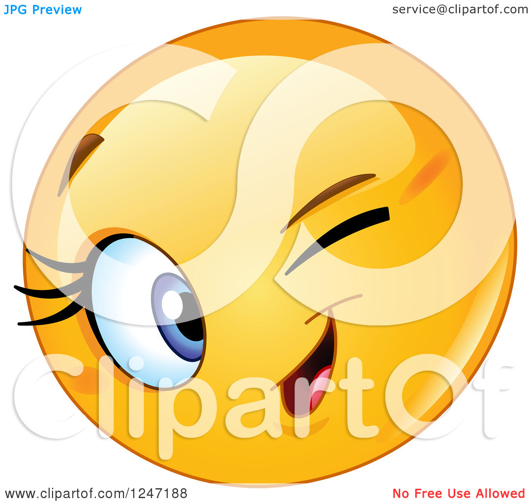 Female Winking Emoticon