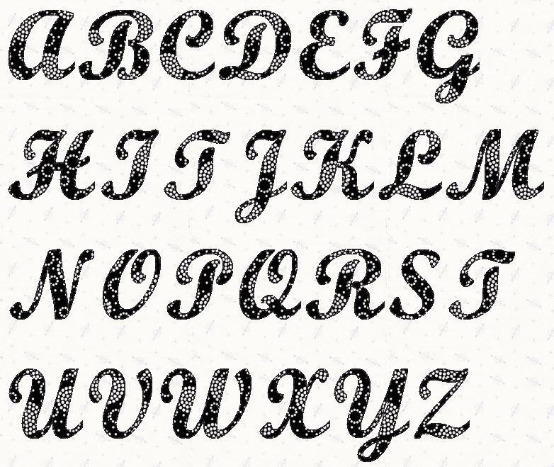 Free Alphabet Letter Stencils