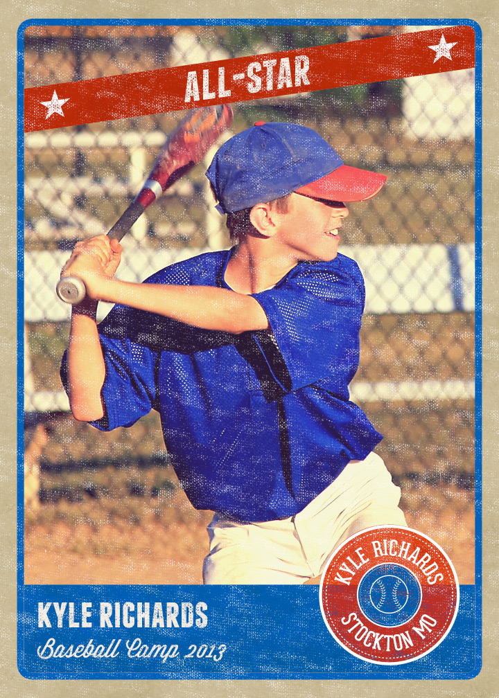 Free Baseball Card Template Photoshop