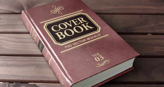 Free Book Cover Mockup Template PSD