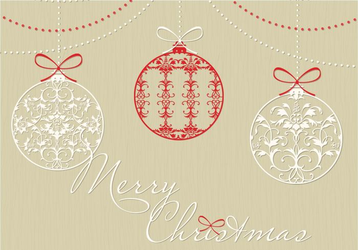 Free Christmas Ornament Vector Art