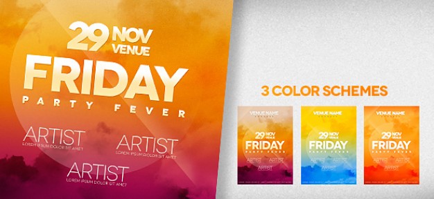 Free Event PSD Flyer Templates