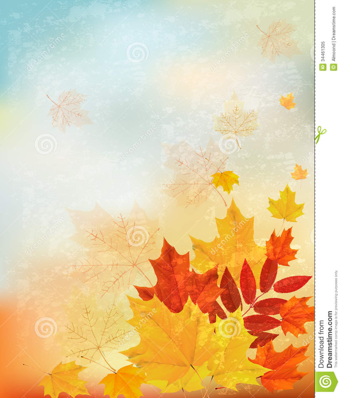 Free Fall Autumn Abstract Backgrounds