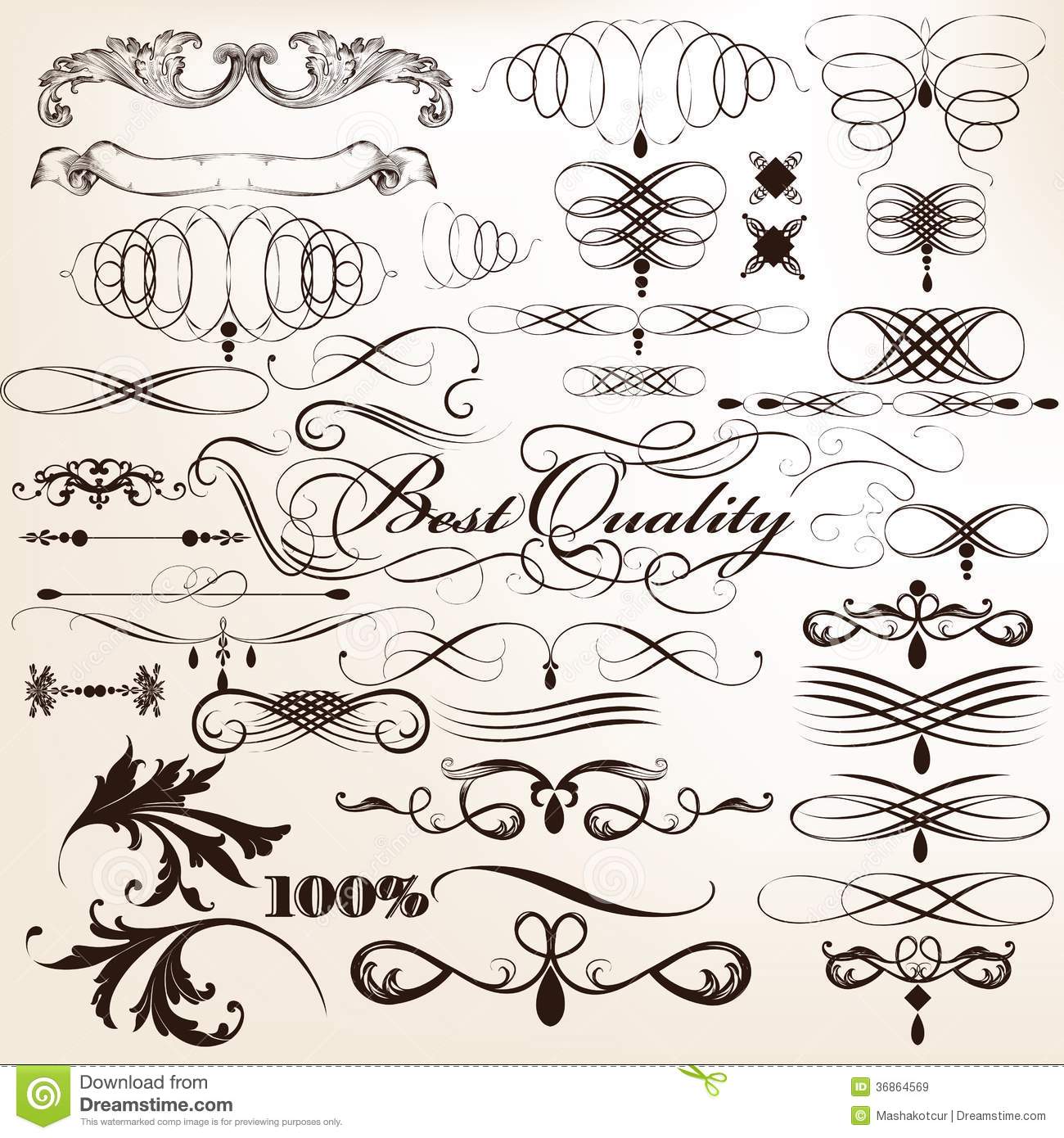 Free Flourish Vector Calligraphy