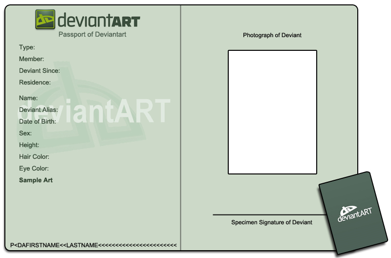 Free Passport Template