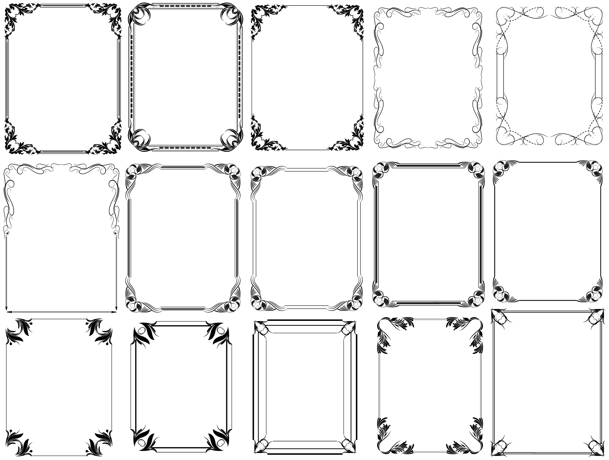 10 Free Photoshop Frames PNG Images