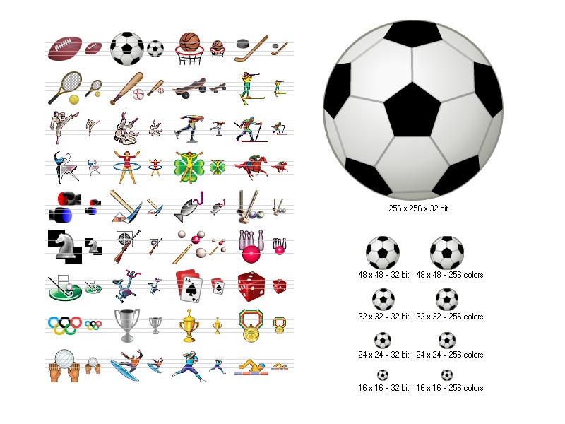 16 Sports Icon Symbols Download Images