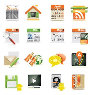 7 Web Page Icon Set Images