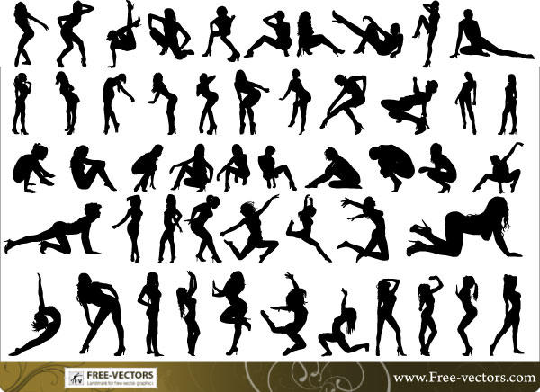 Free Vector People Silhouette Clip Art