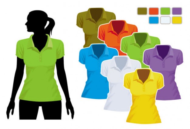 Free Vector Polo Shirt Template