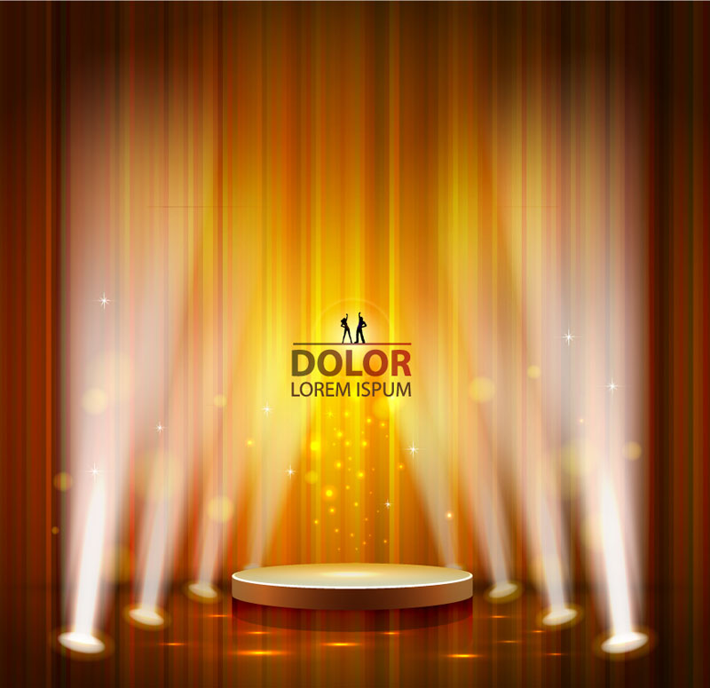 Free Vector Stage Lights Backgrounds Free Vector Stage Lights Backgrounds