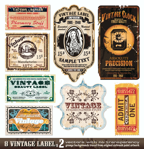 Free Vintage Wine Labels