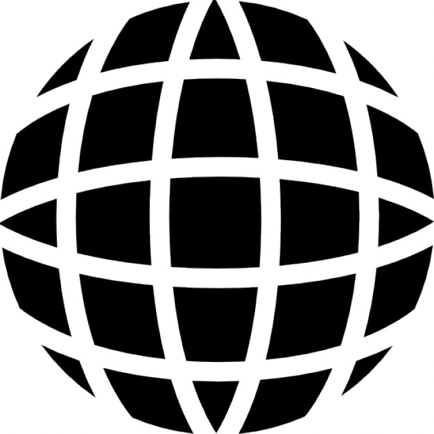 Globe Grid Vector