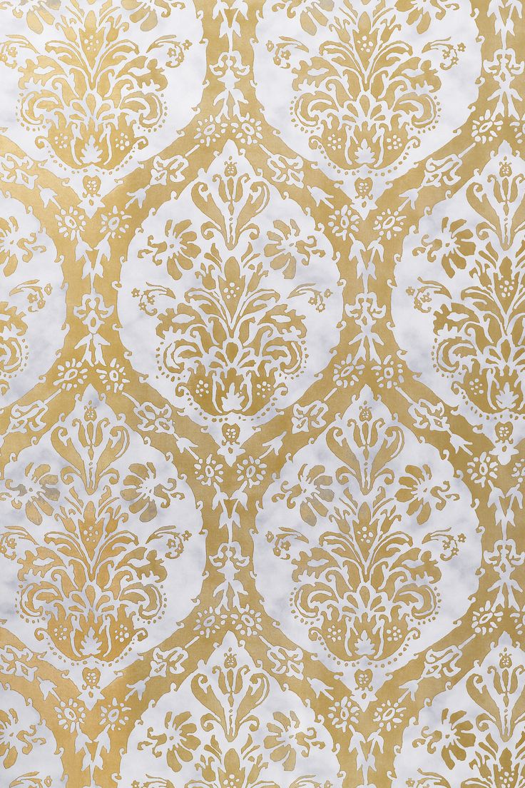 Gold and Silver Metallic Wallpaper