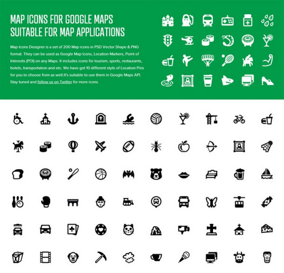 Google Maps Icon Vector