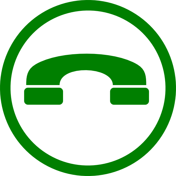 Green Phone Clip Art