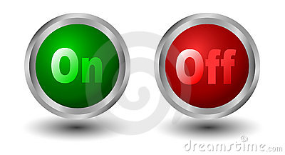 Green Power Button Icon