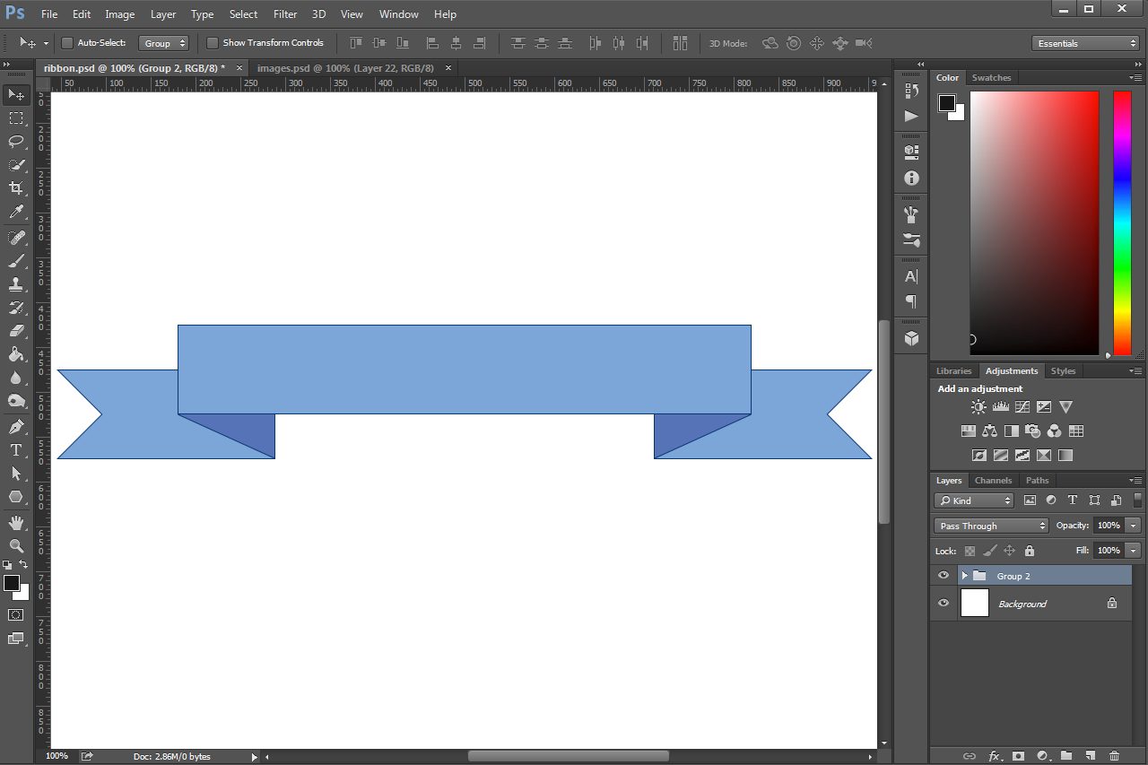 How to Make Ribbons in Photoshop