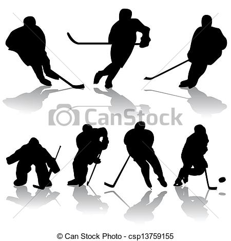 Ice Hockey Player Clip Art