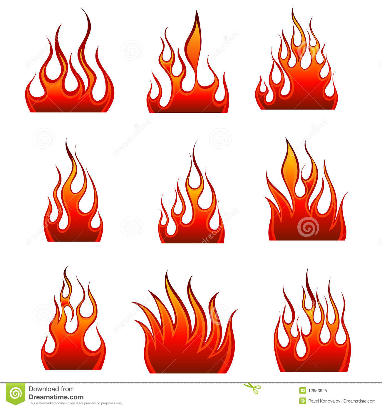 Icon Fire Vector