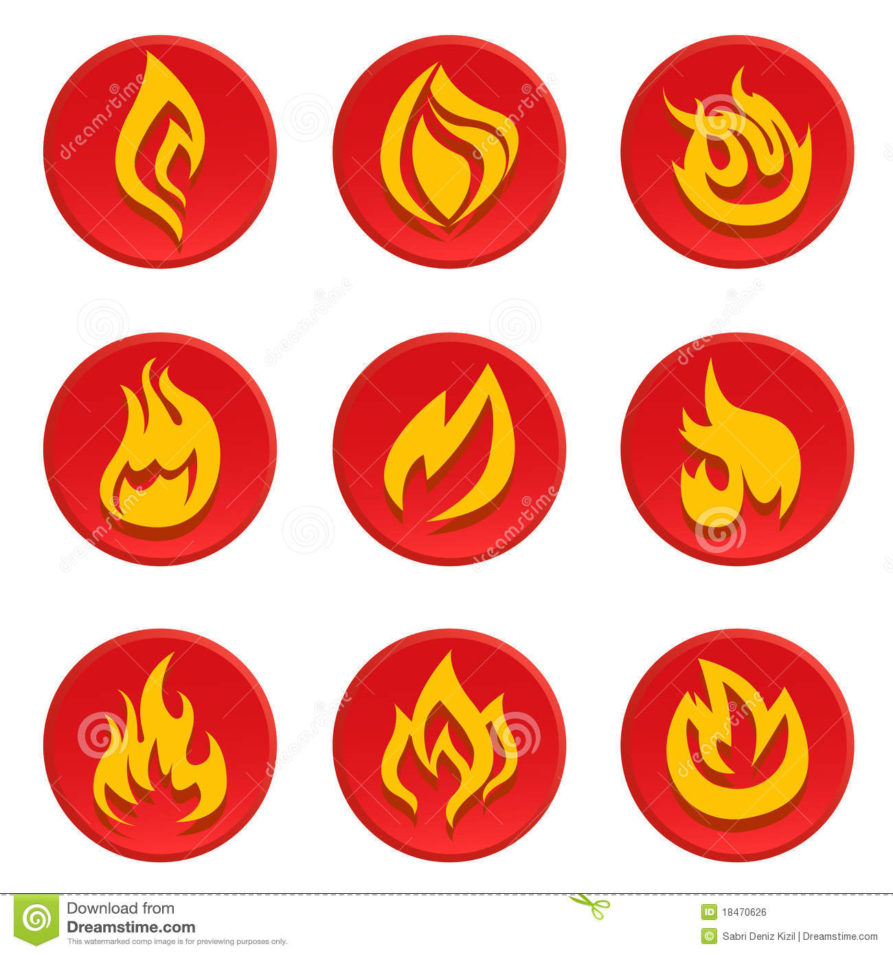 Icon Fire Vector