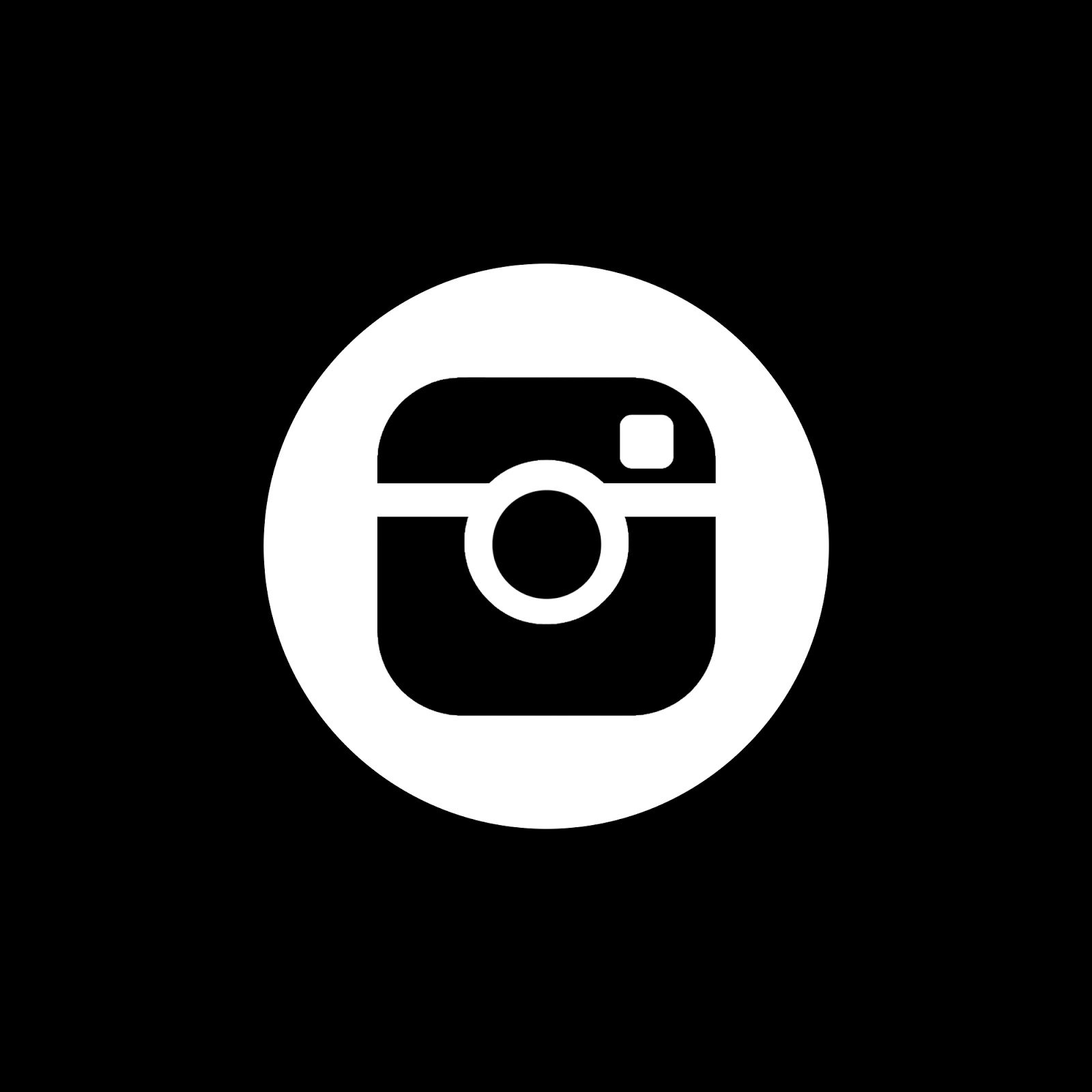 Instagram Logo Black and White