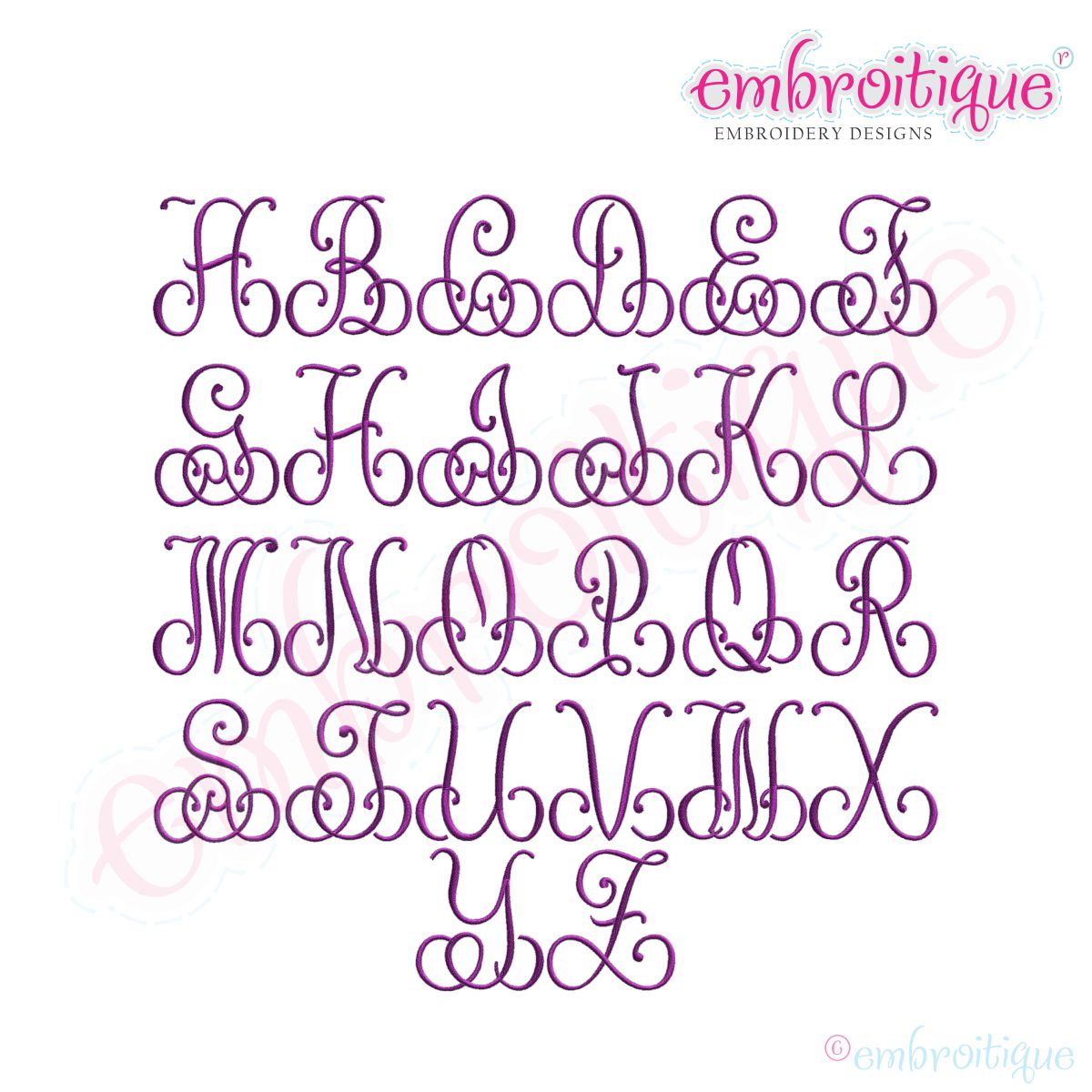 Interlocking Monogram Font