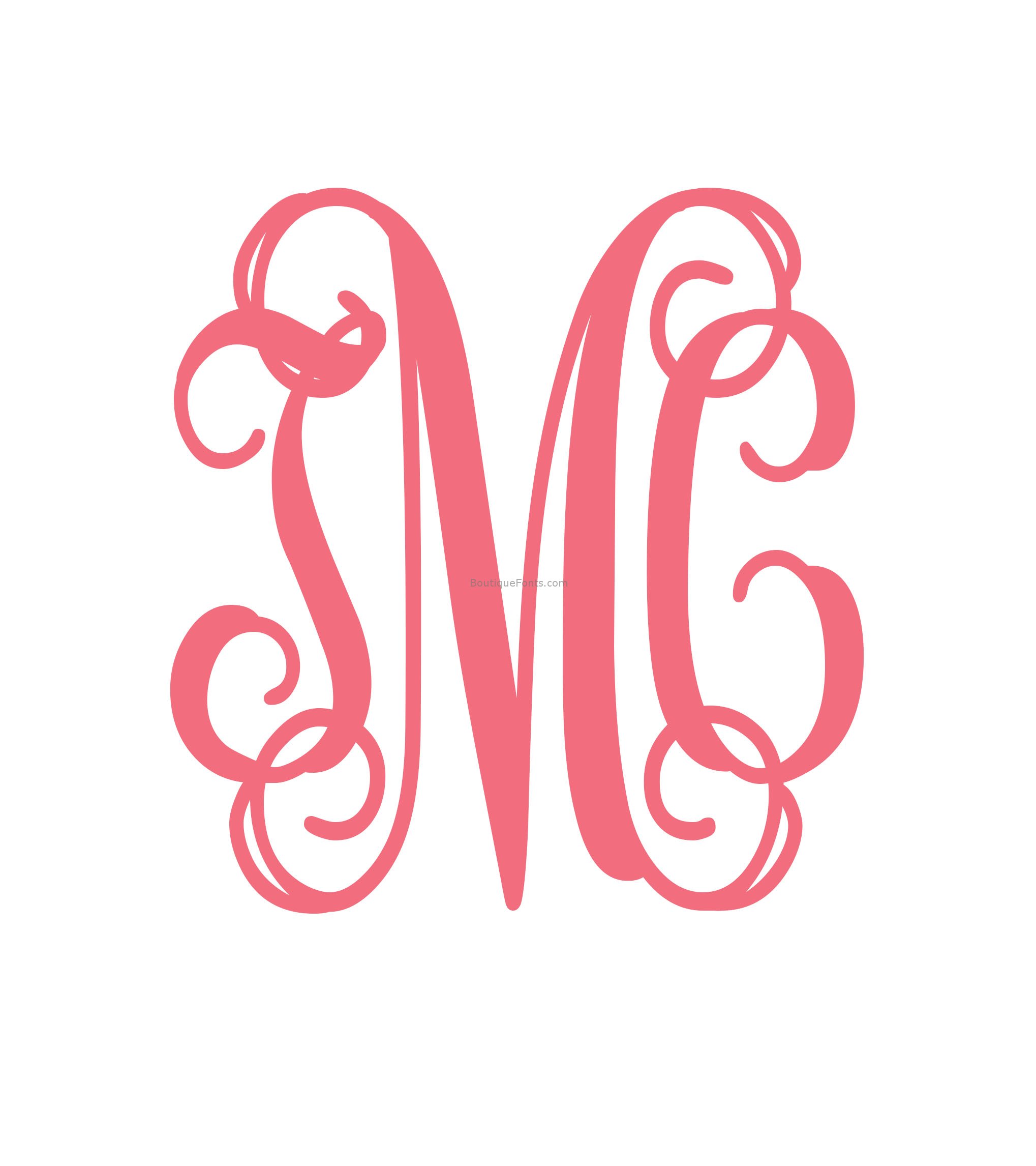 13 Free Vine Monogram Font SVG Images - Free SVG Interlocking Vine Monogram Font Download ...