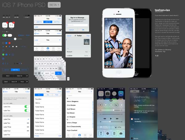 iOS App Design Template