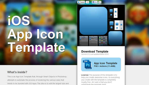 iOS App Icon Template