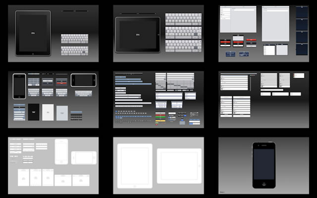 iPad App Design Template