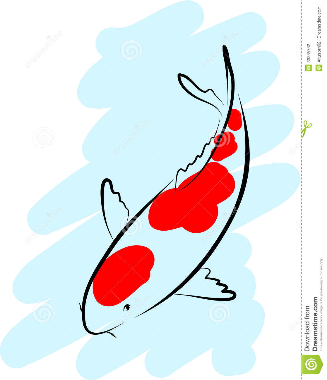 Koi Fish Vector