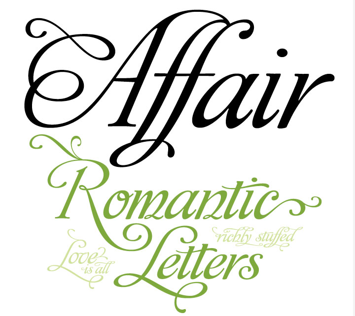 Letter Fancy Script Fonts