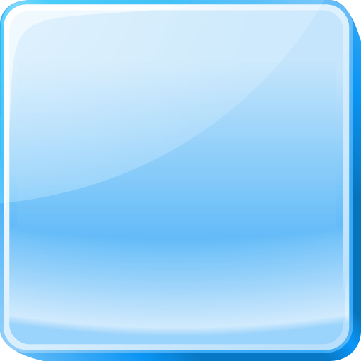 Light Blue Square Button