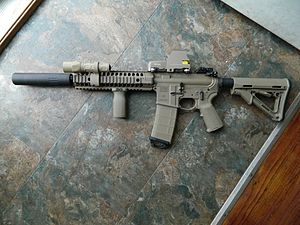 LWRC with Suppressor