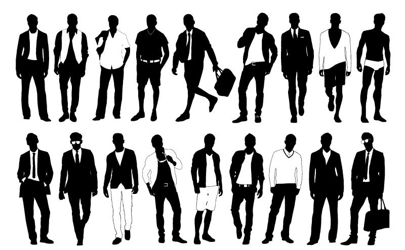 Male Fashion Silhouette