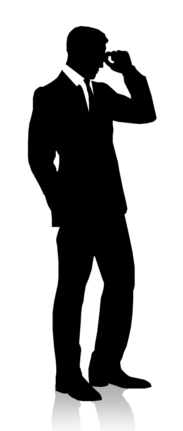 Man Silhouette Standing