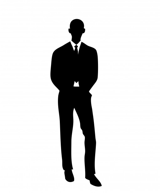 Men in Suits Silhouettes