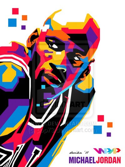 Michael Jordan Vector Art