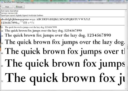 Microsoft Fonts Free Download for Windows 7