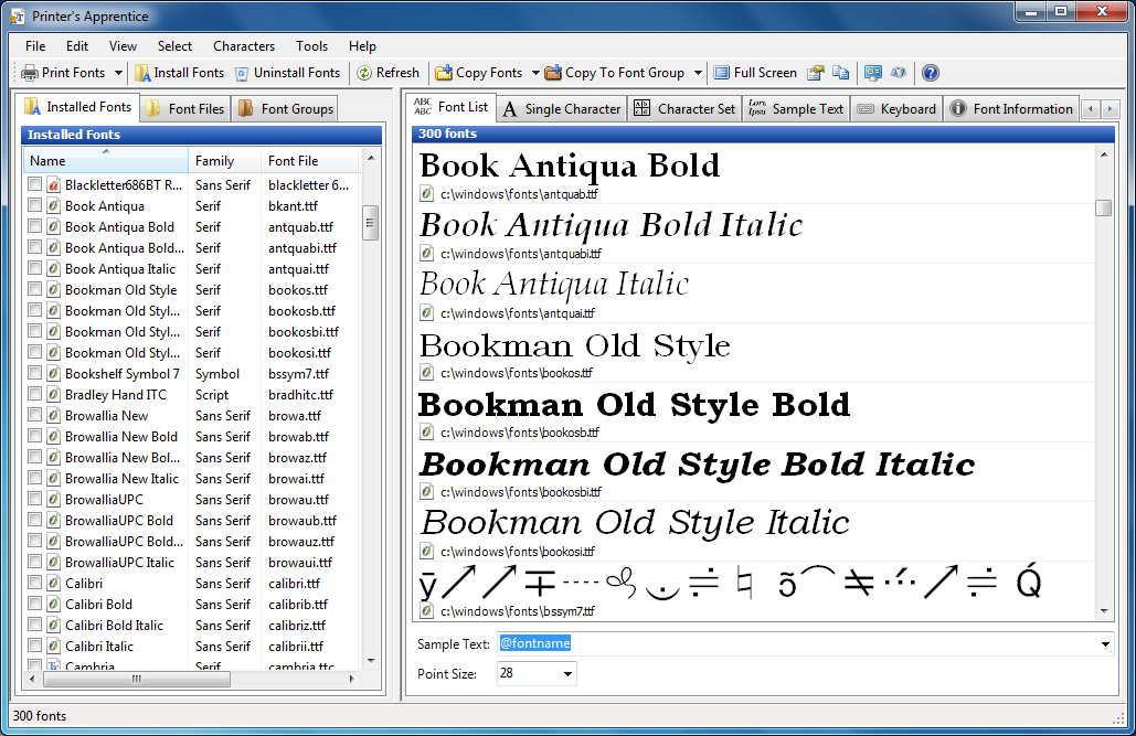 Microsoft Fonts Free Download for Windows 7