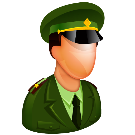 Military Officer Icon