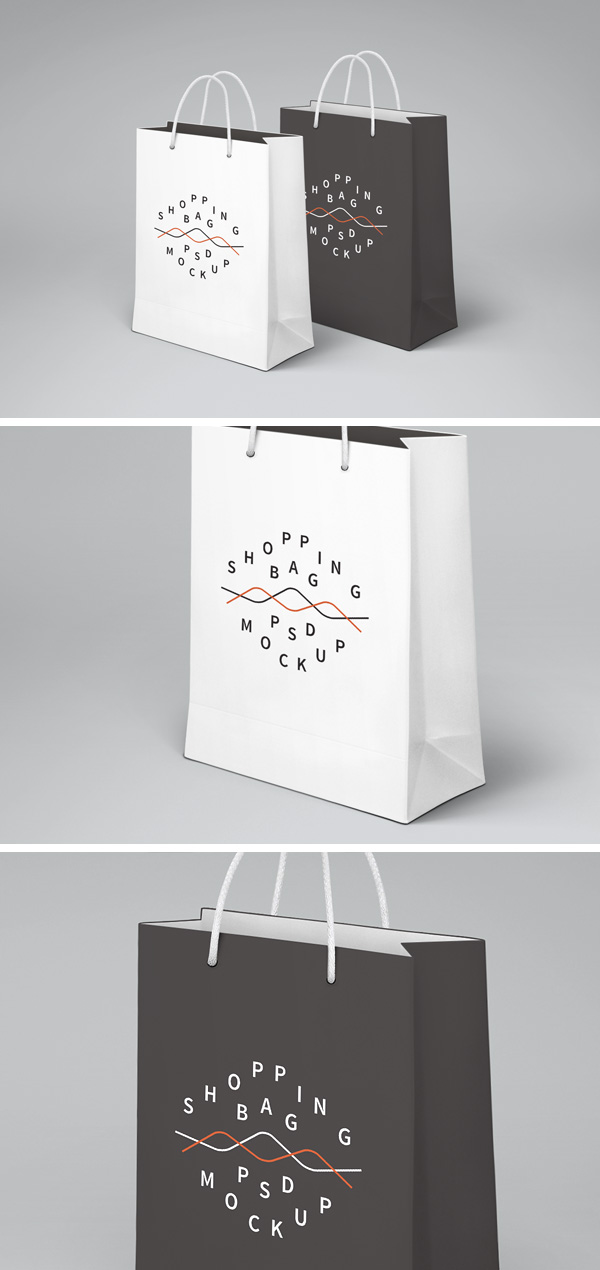 18 Photos of Bag Mockup PSD