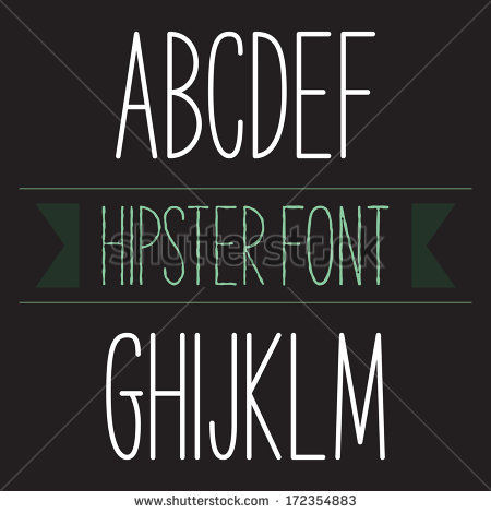 Modern Fonts Alphabet Letters