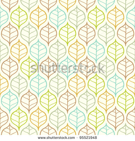 Modern Leaf Pattern Vector Modern Leaf Pattern Vector