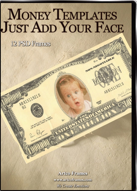 Money Template Photoshop Money Template Photoshop