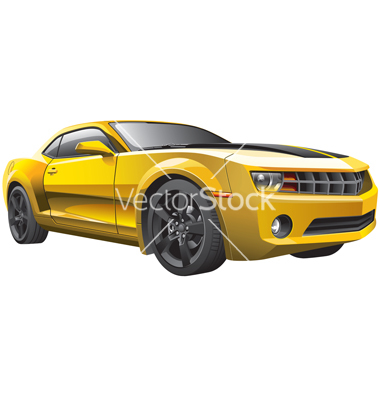 Muscle Car Vector Art